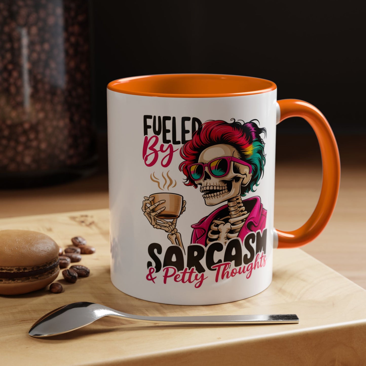 Humor Mug - Fueled by Sarcasm & Petty Thoughts