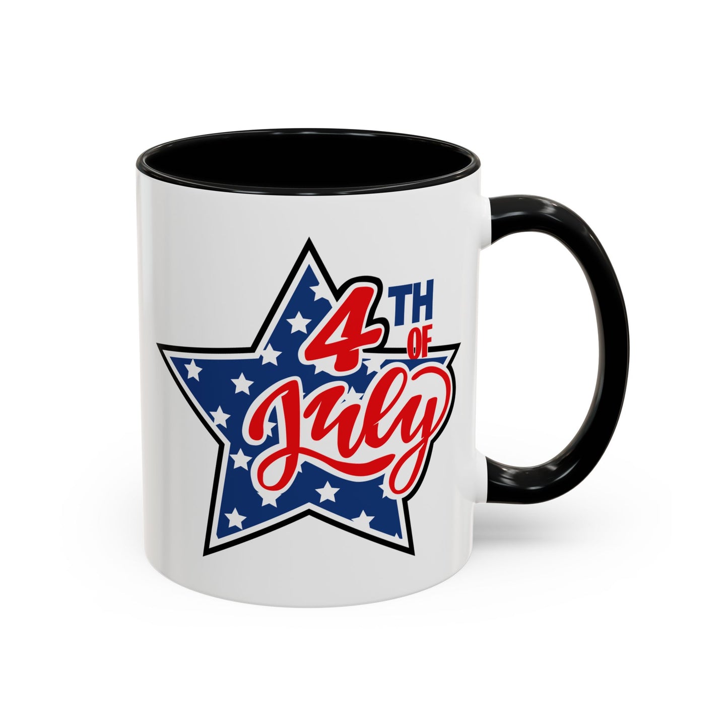4th of July Mug - 4th of July Star Flag