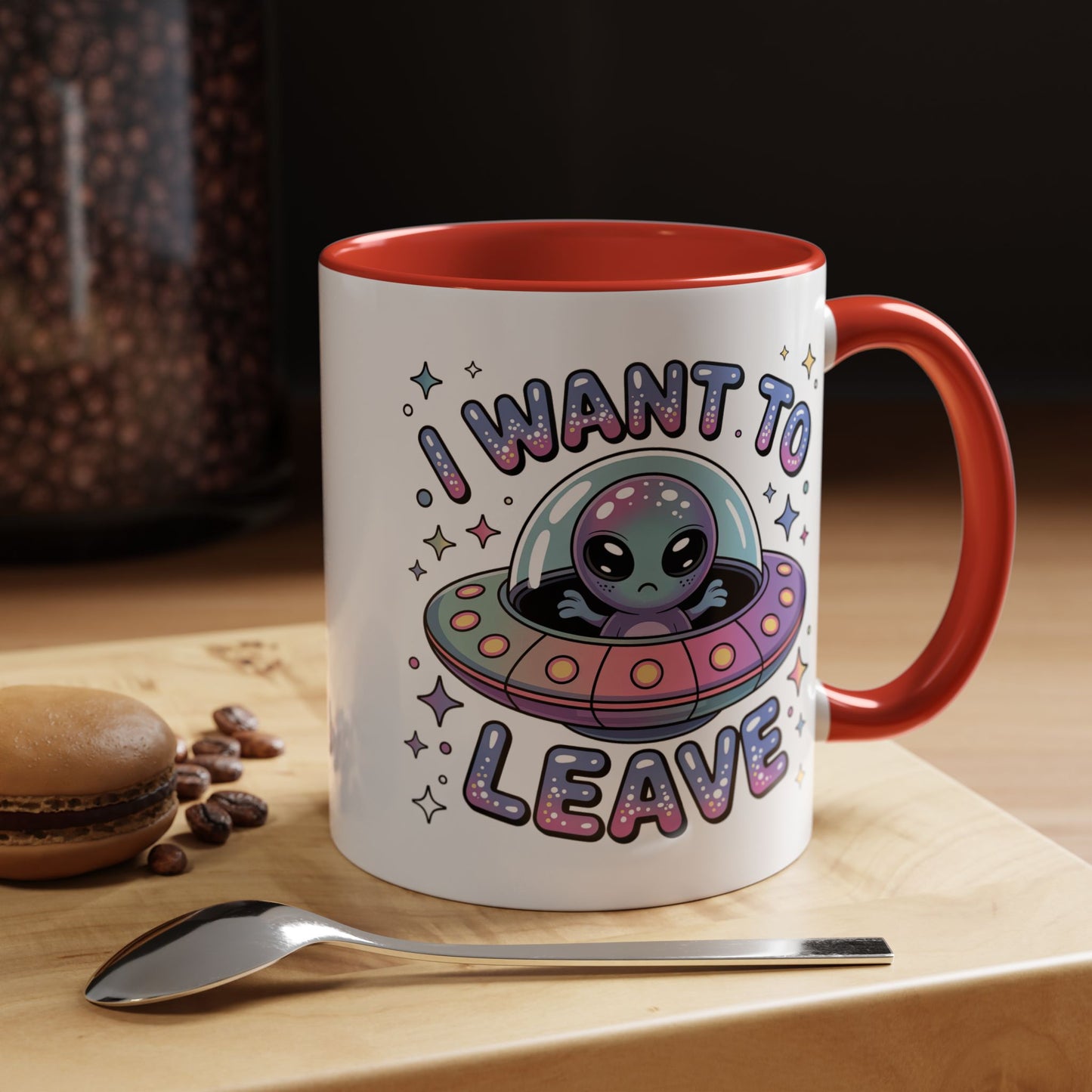 Alien Mug - I Want To Leave