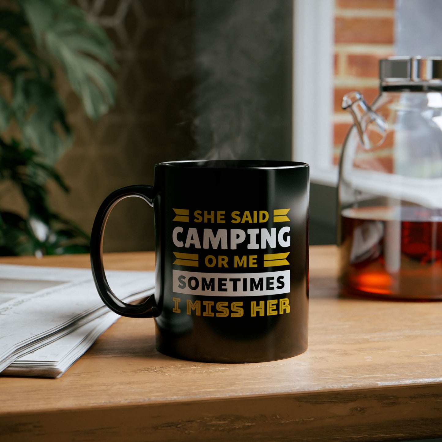 Adventure Mug - She Said Camping or Me
