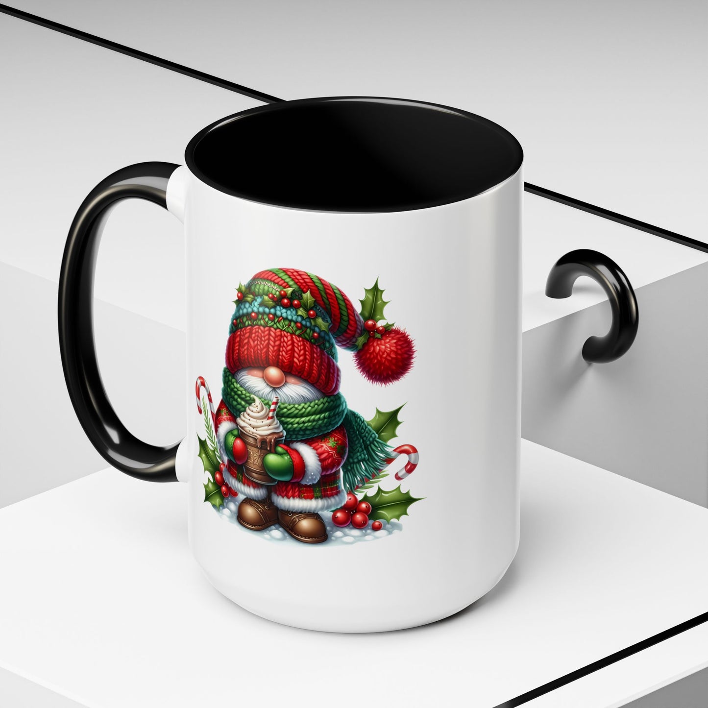 Christmas Mug - Gnome and Hot Chocolate