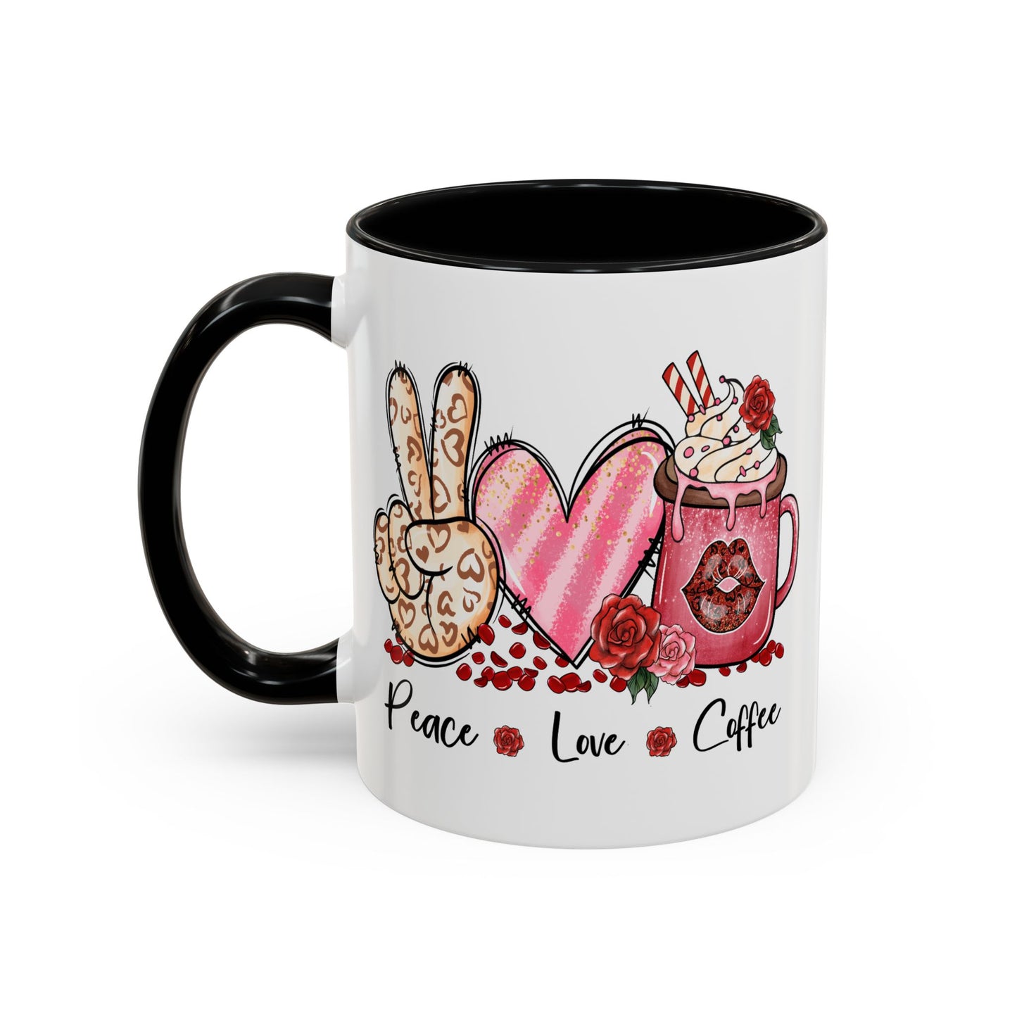 Humor Mug - Peace Love Coffee