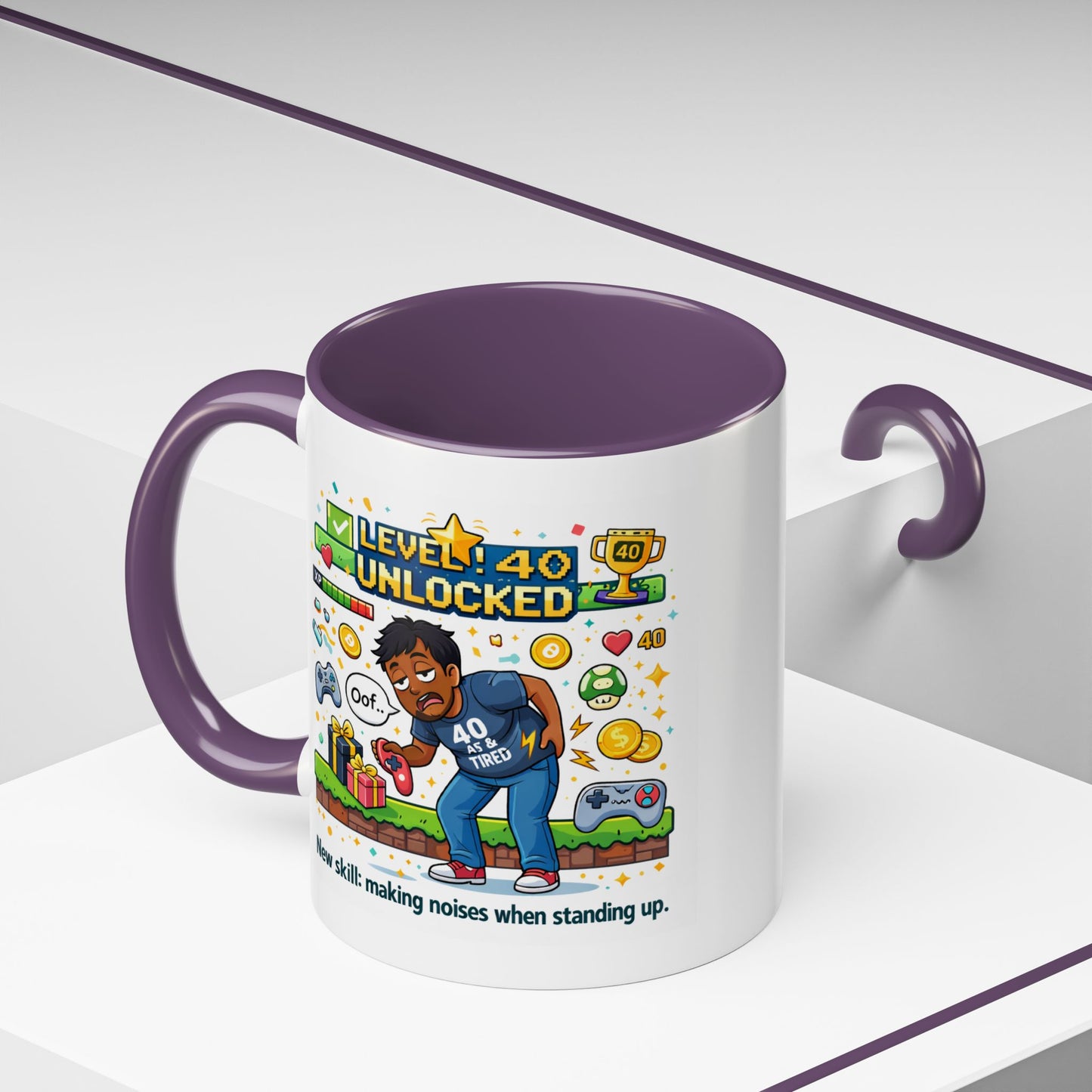 Birthday Mug - Level 40 Unlocked