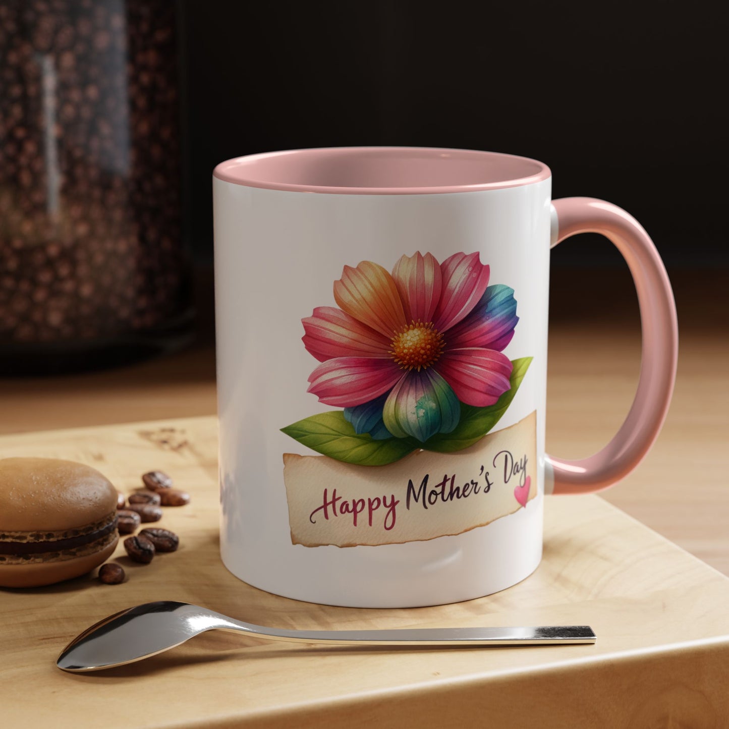 Mother's Day Mug - Happy Mother's Day Flower