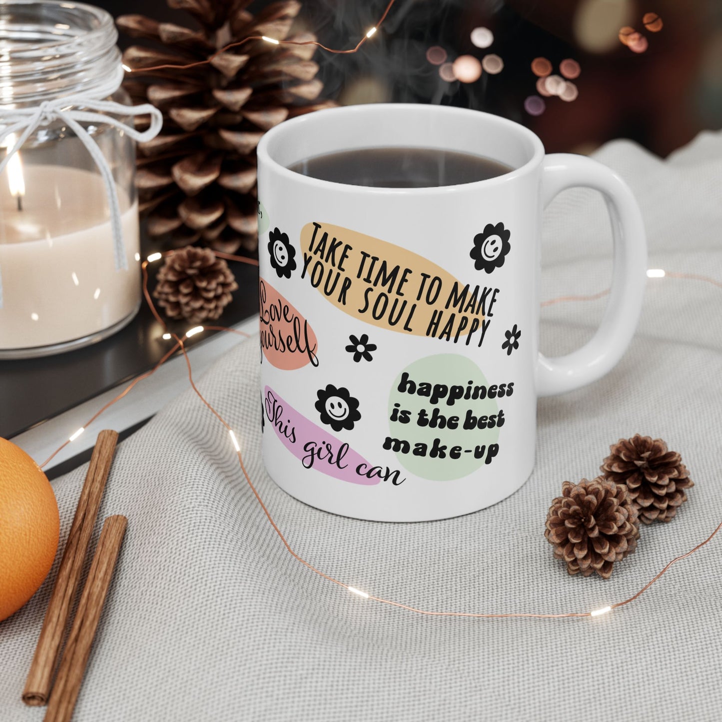 Motivation Mug - Be Your Own Reason to Smile