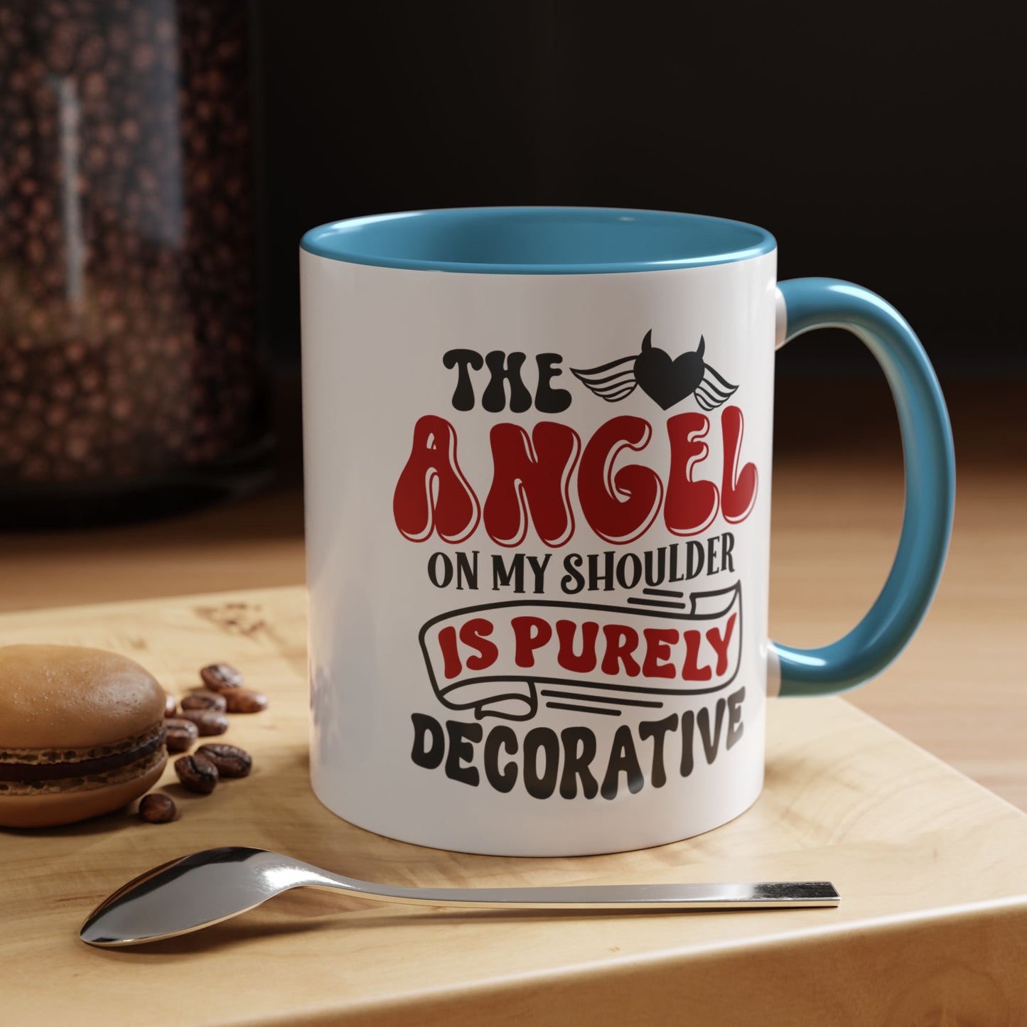 Humor Mug - The Angel on my Shoulder