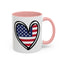 4th of July - Heart Flag