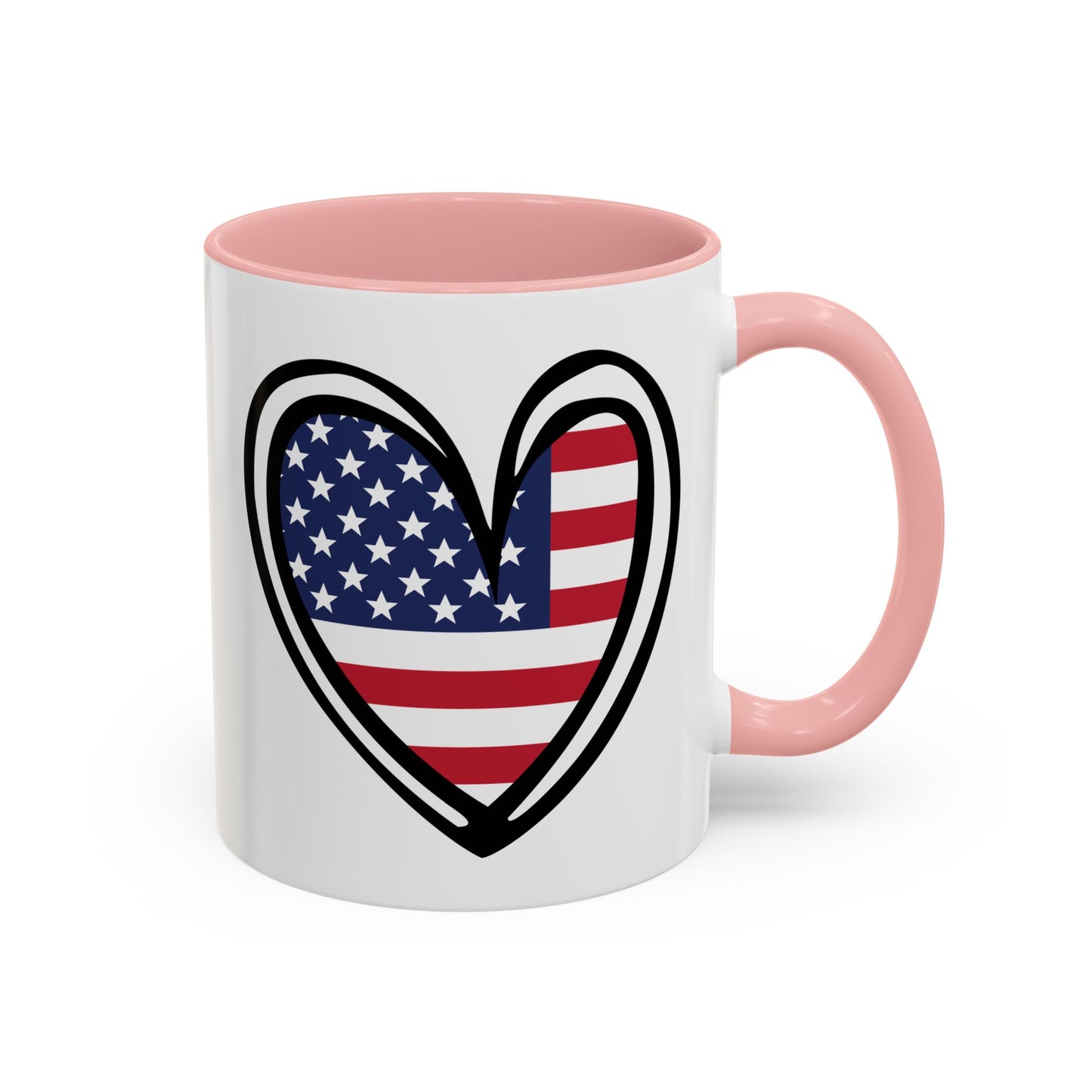 4th of July - Heart Flag
