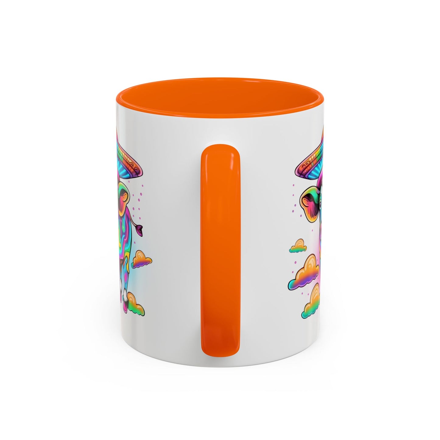 Alien Mug - Multicoloured Cow