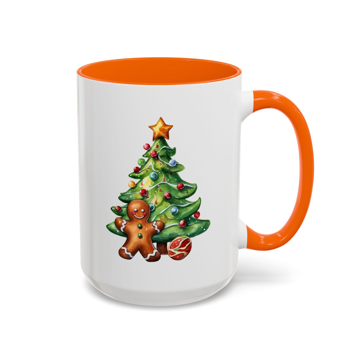 Christmas Mug - Gingerbread Man and Tree