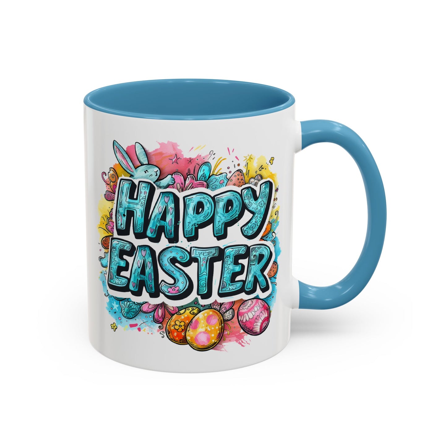 Easter Mug - Happy Easter Blue
