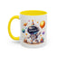 Birthday Mug - Happy Birthday Astronaut, Cake & Balloon