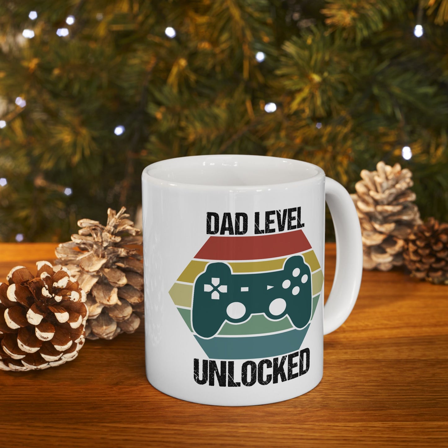 Father's Day Mug - Dad Level Unlocked