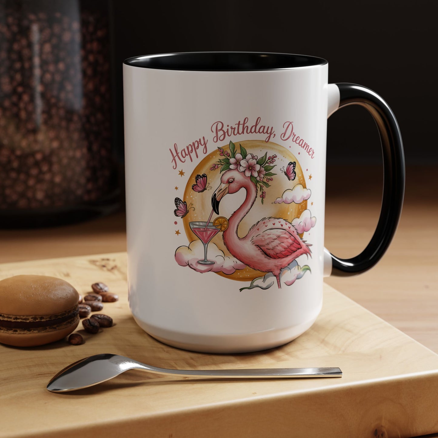 Birthday Mug - Pink Flamingo