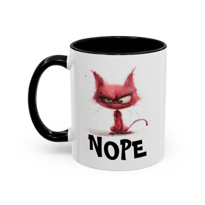 Humor Mug - Nope! Cat