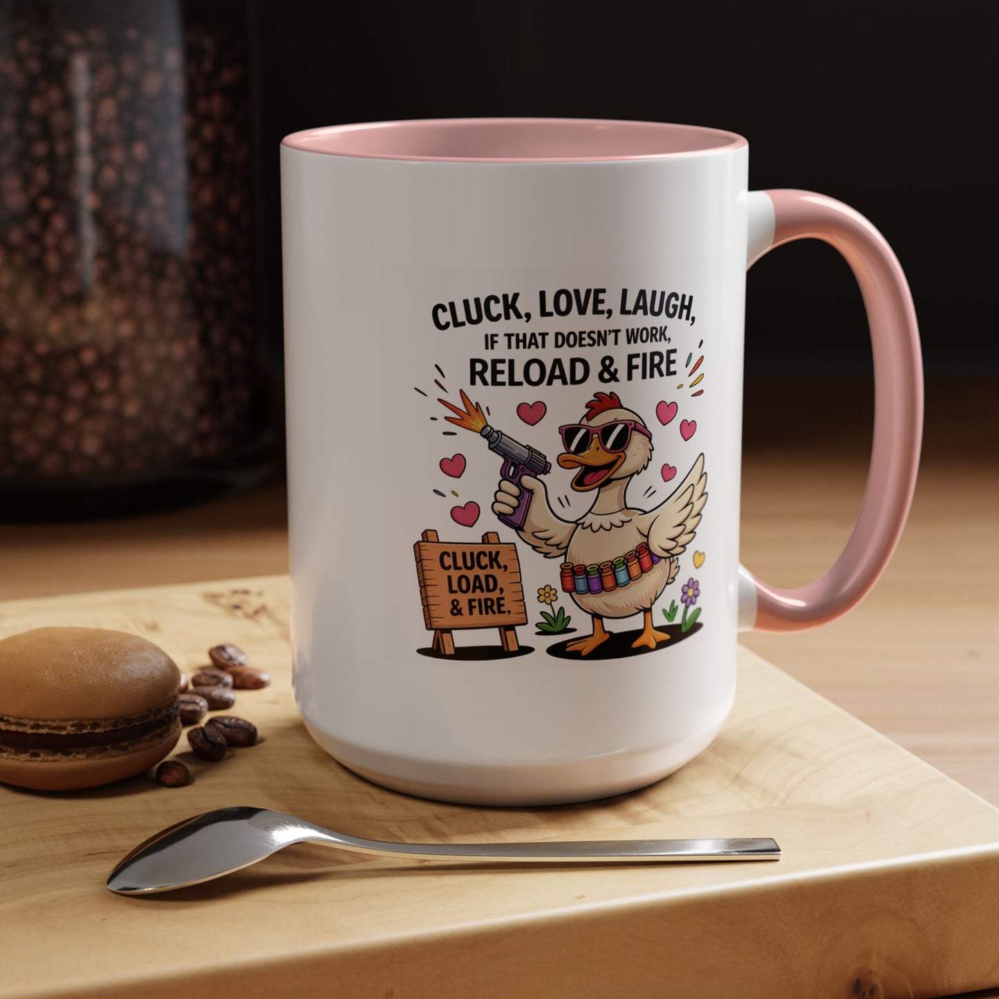 Adult Mug - Cluck Love Laugh