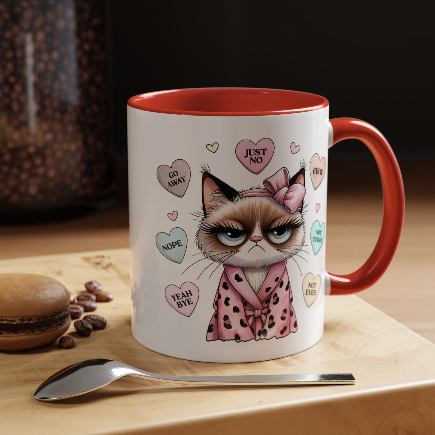 Animal Mug - Conversation Hearts