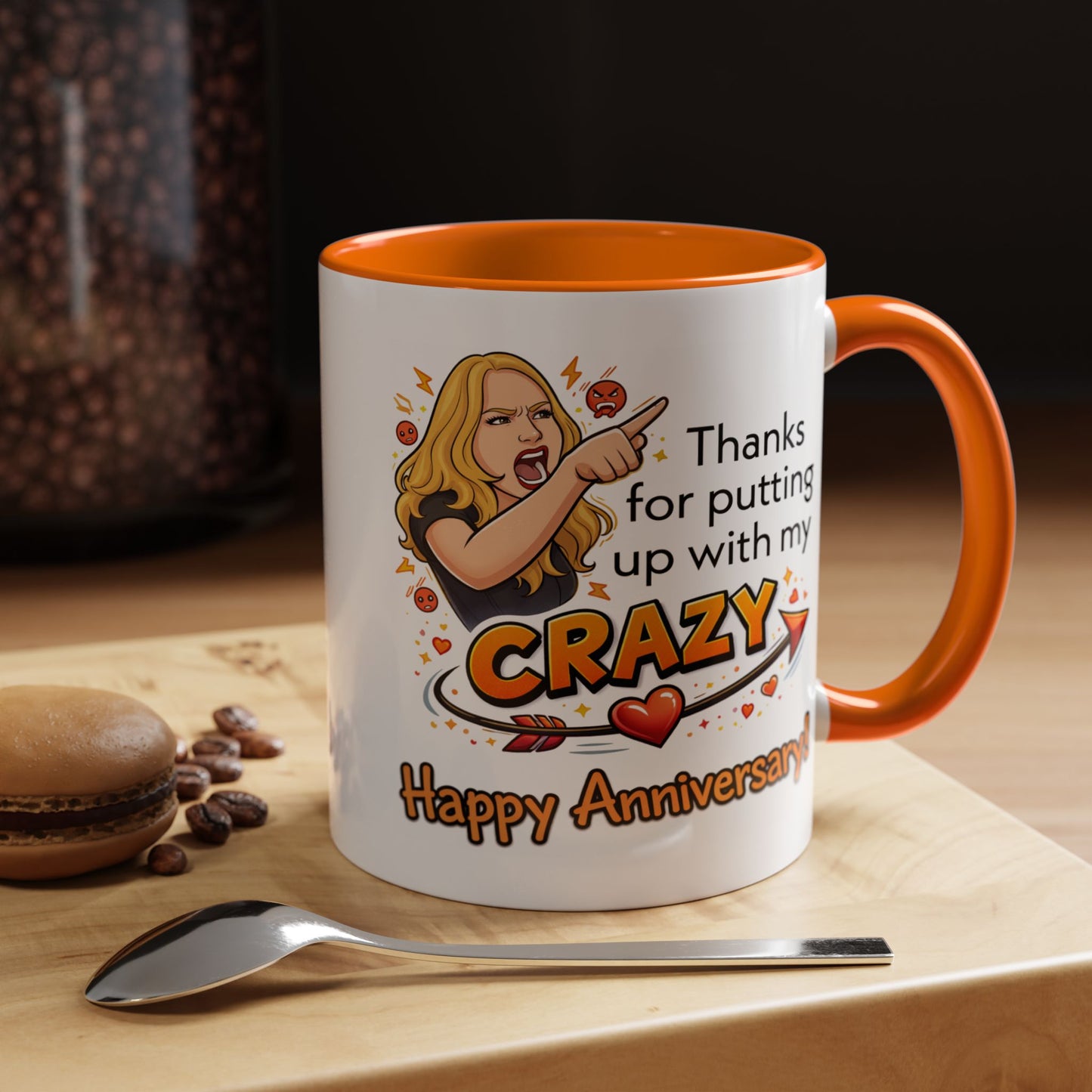 Anniversary Mug - Thanks For Putting Up