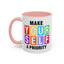 Wellness Mug - Make Yourself a Priority Colored Blocks