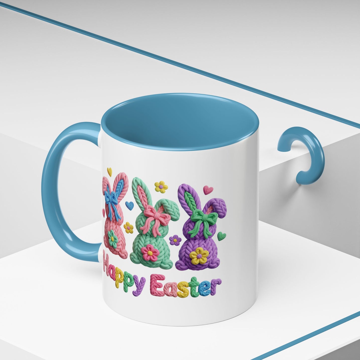 Easter Mug - Crochet Bunnies