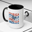 4th of July Mug - America peace Sign