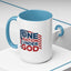 Religious Mug - One Nation Flag Cross