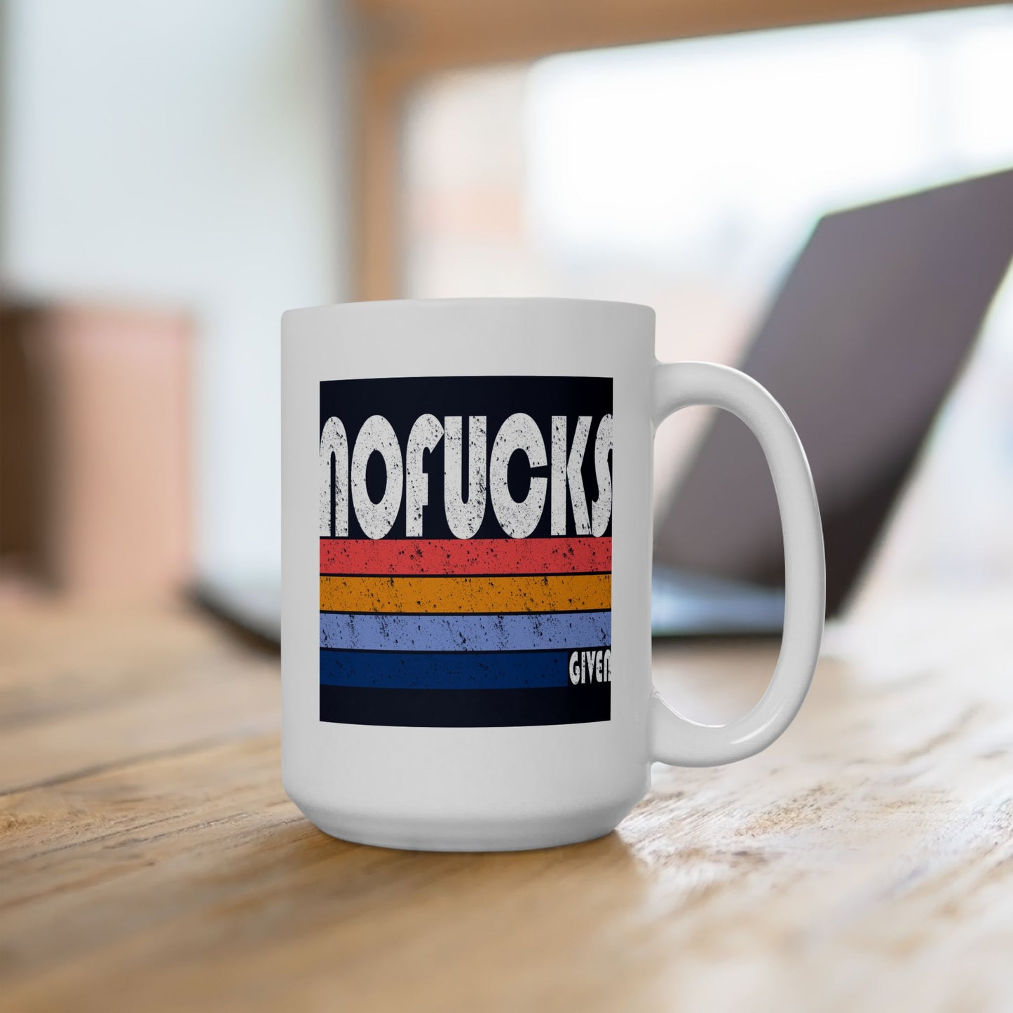 Adult Mug - No Fucks Given Retro