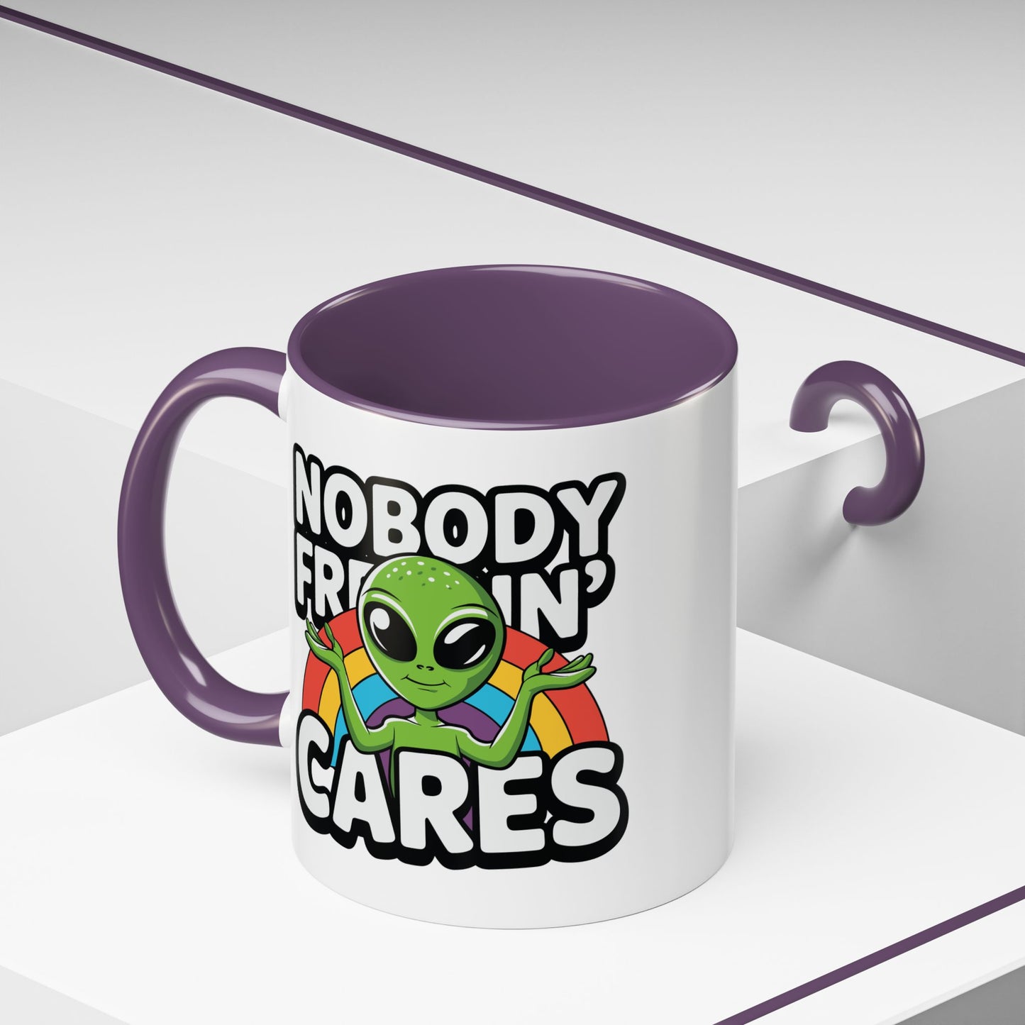 Alien Mug - Nobody Freakin Cares