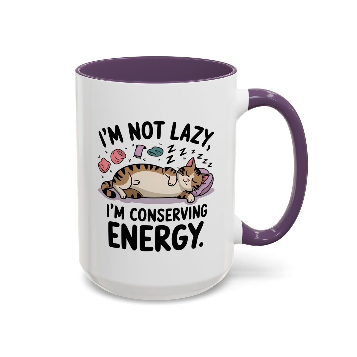 Animal Mug - I'm Not Lazy I'm Conserving Energy