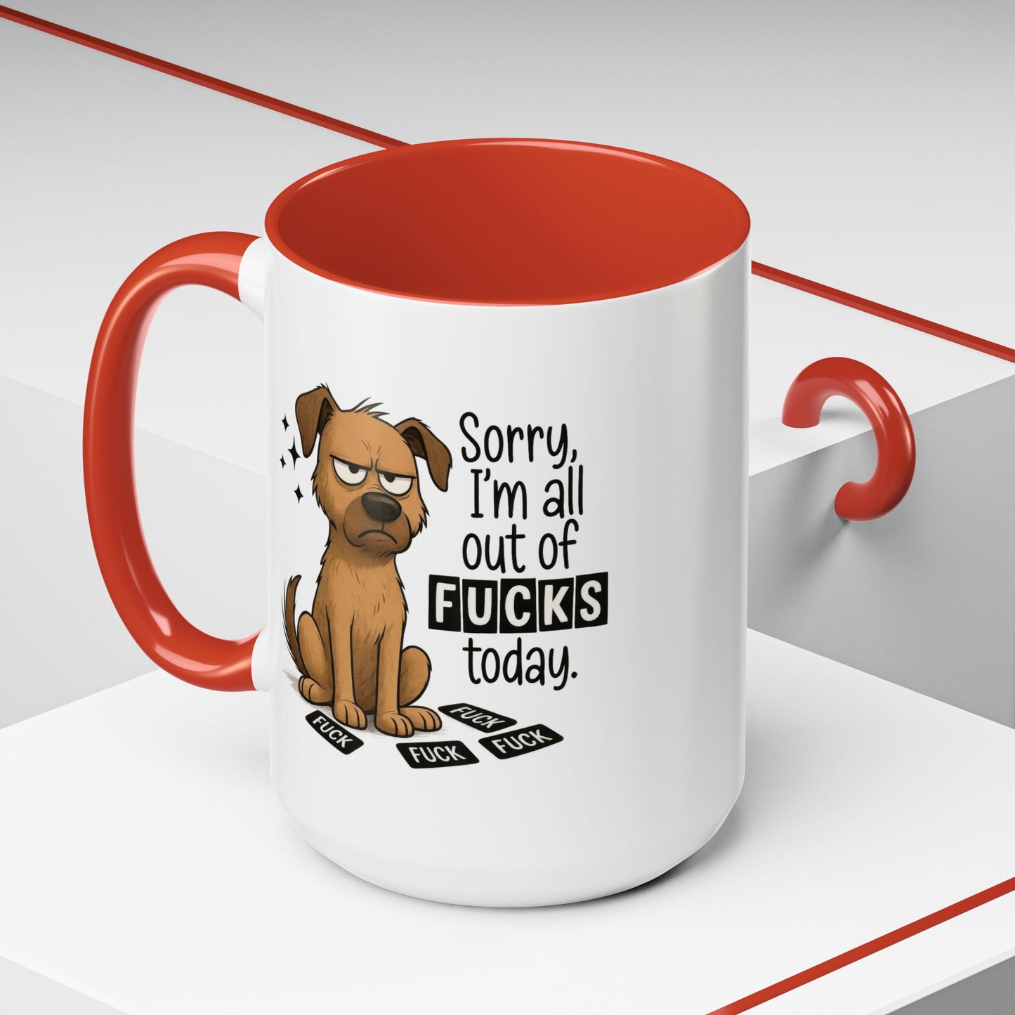 Adult Mug - Sorry I'm All Out of Fucks