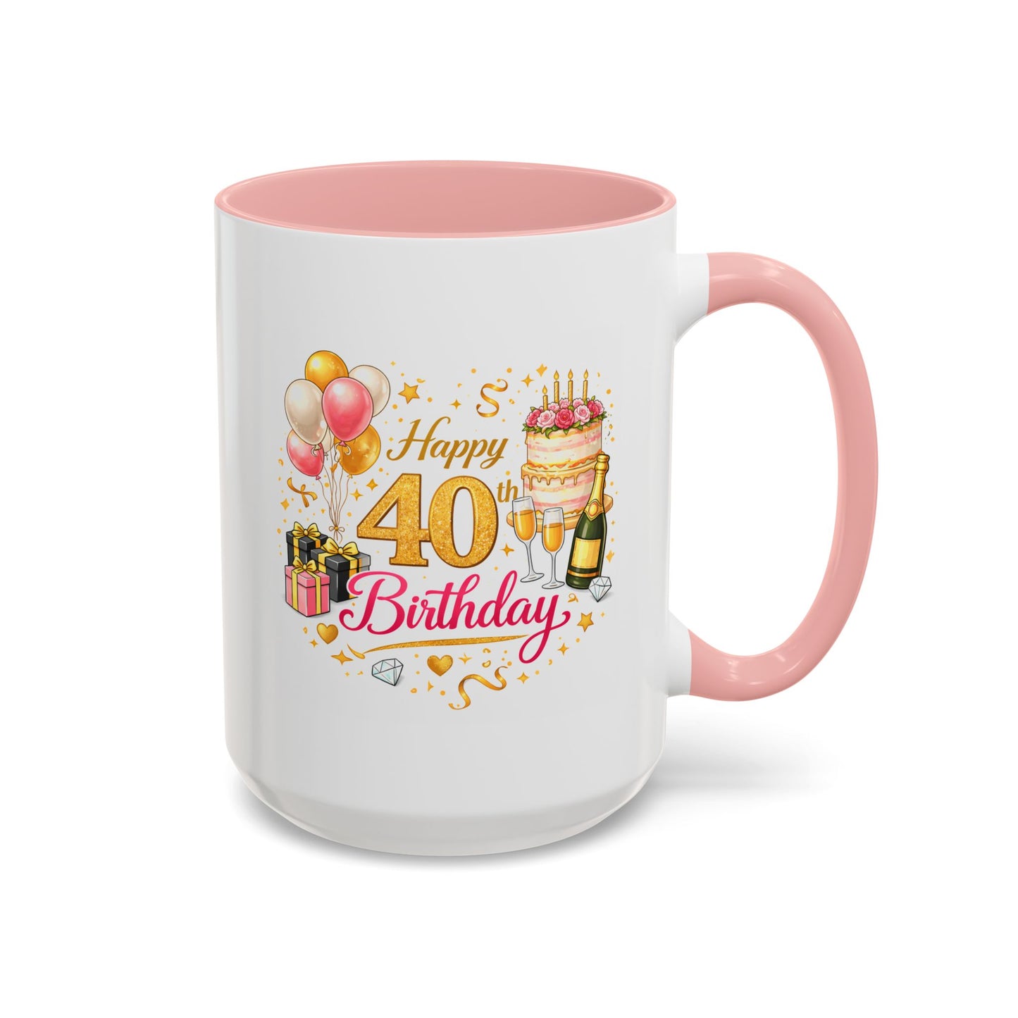 Birthday Mug - Happy 40th