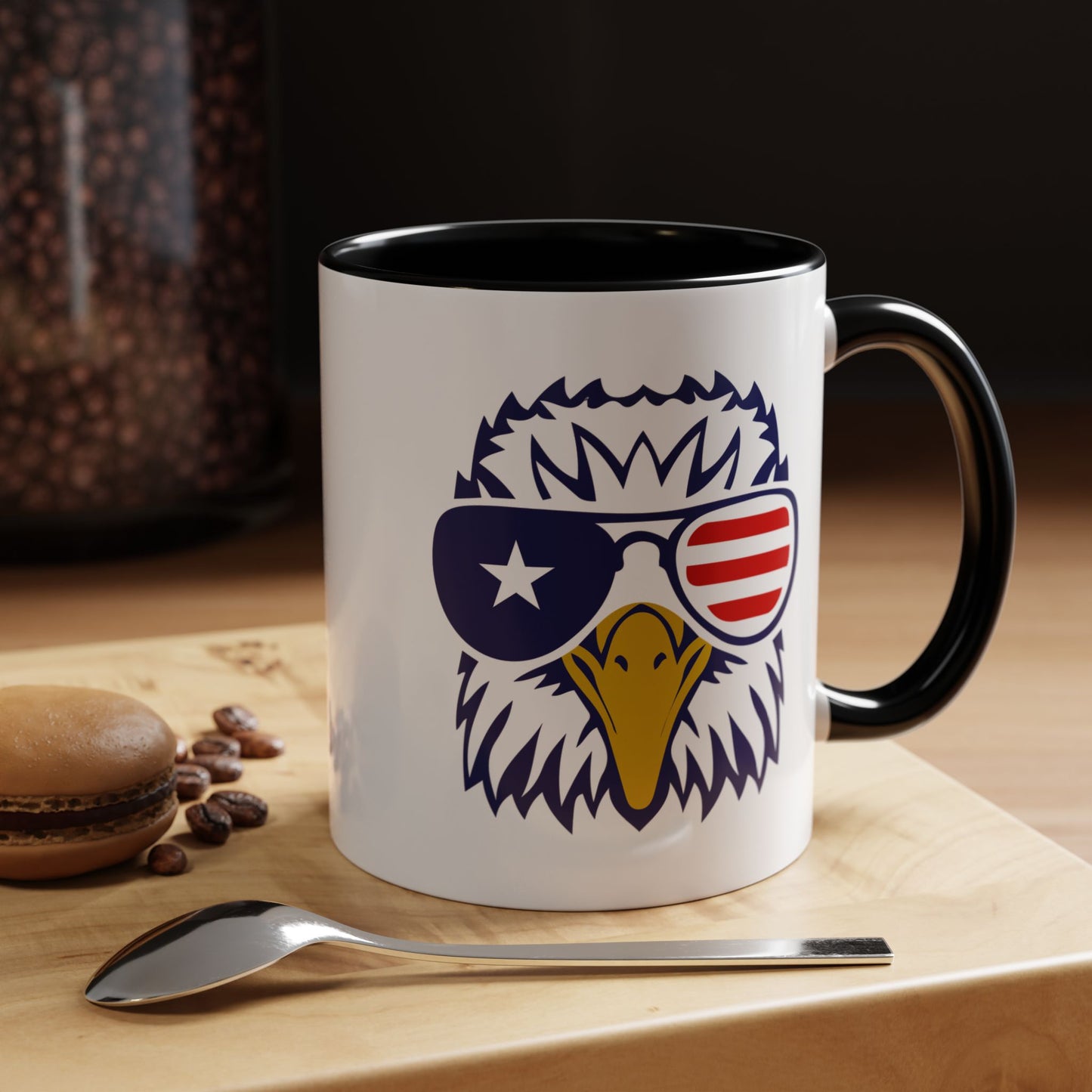 4th of July Mug - Cool American Eagle