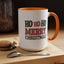Christmas Mug - Ho Ho Ho Merry Christmas Green & Red Text