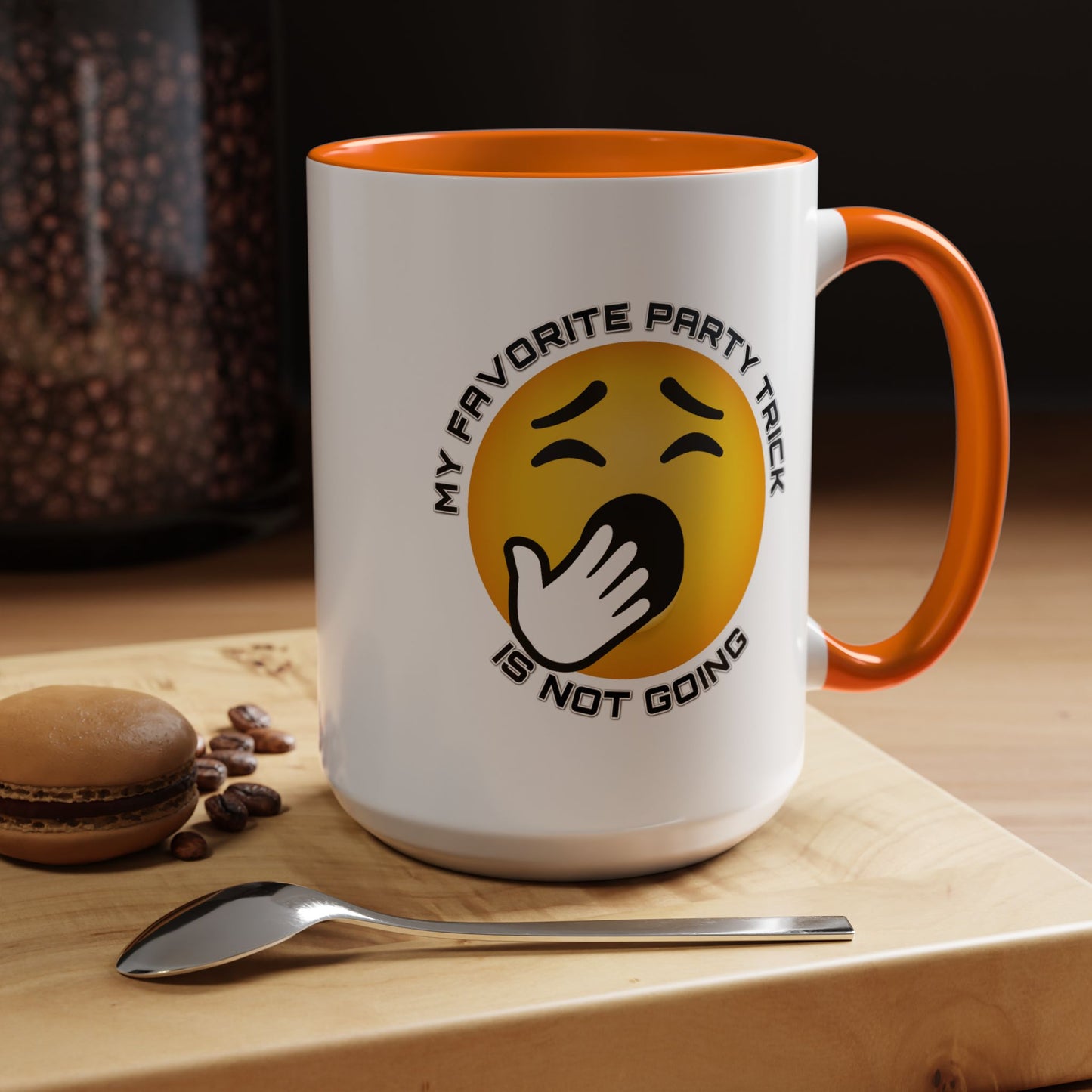 Humor Mug - My Favorite Party Trick is Not Going