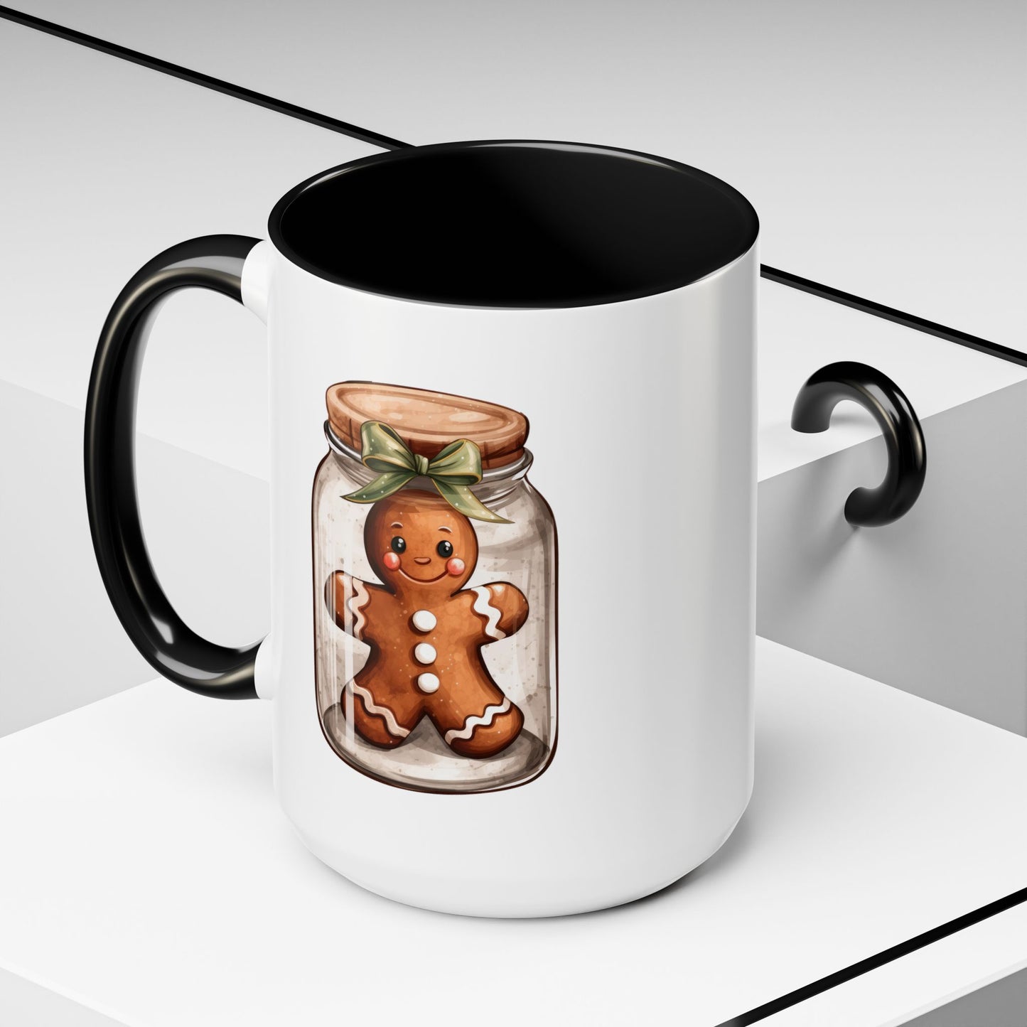 Christmas Mug - Gingerbread Man Jar