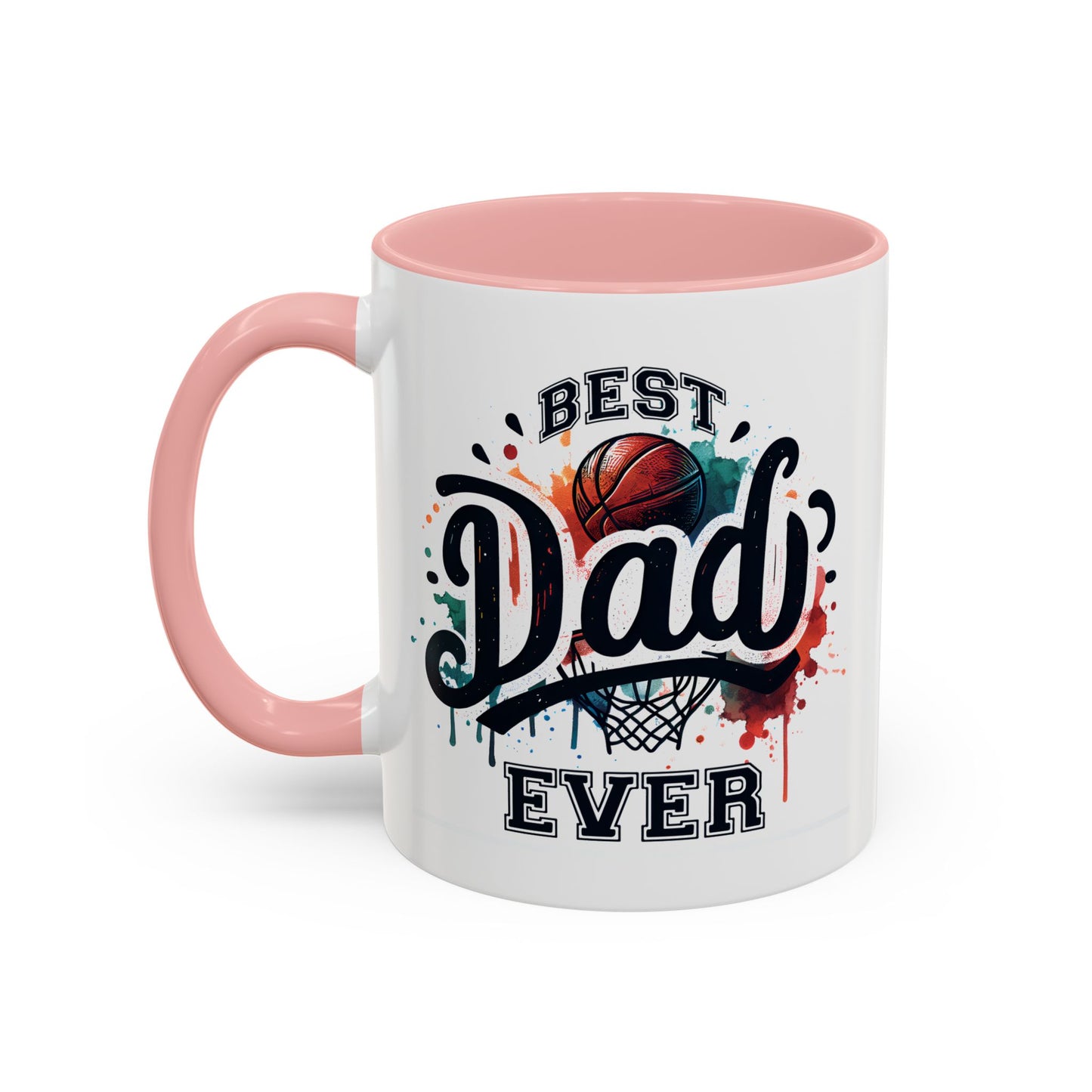 Father's Day Mug - Best Dad Ever Basketball