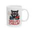 4th of July Mug - Grillin' & Chillin' Racoon