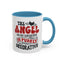 Humor Mug - The Angel on my Shoulder