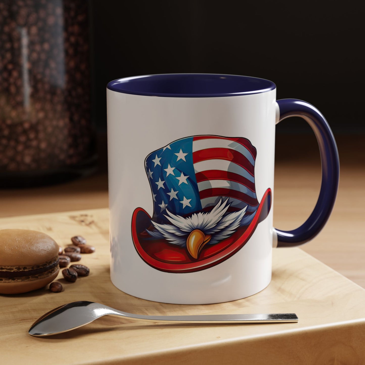 4th of July Mug - Bald Eagle American Hat
