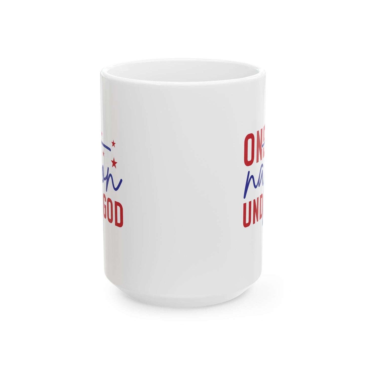 4th of July Mug - One Nation Under God Patriotic