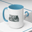Christmas Mug - Merry Christmas White & Black Text Tree