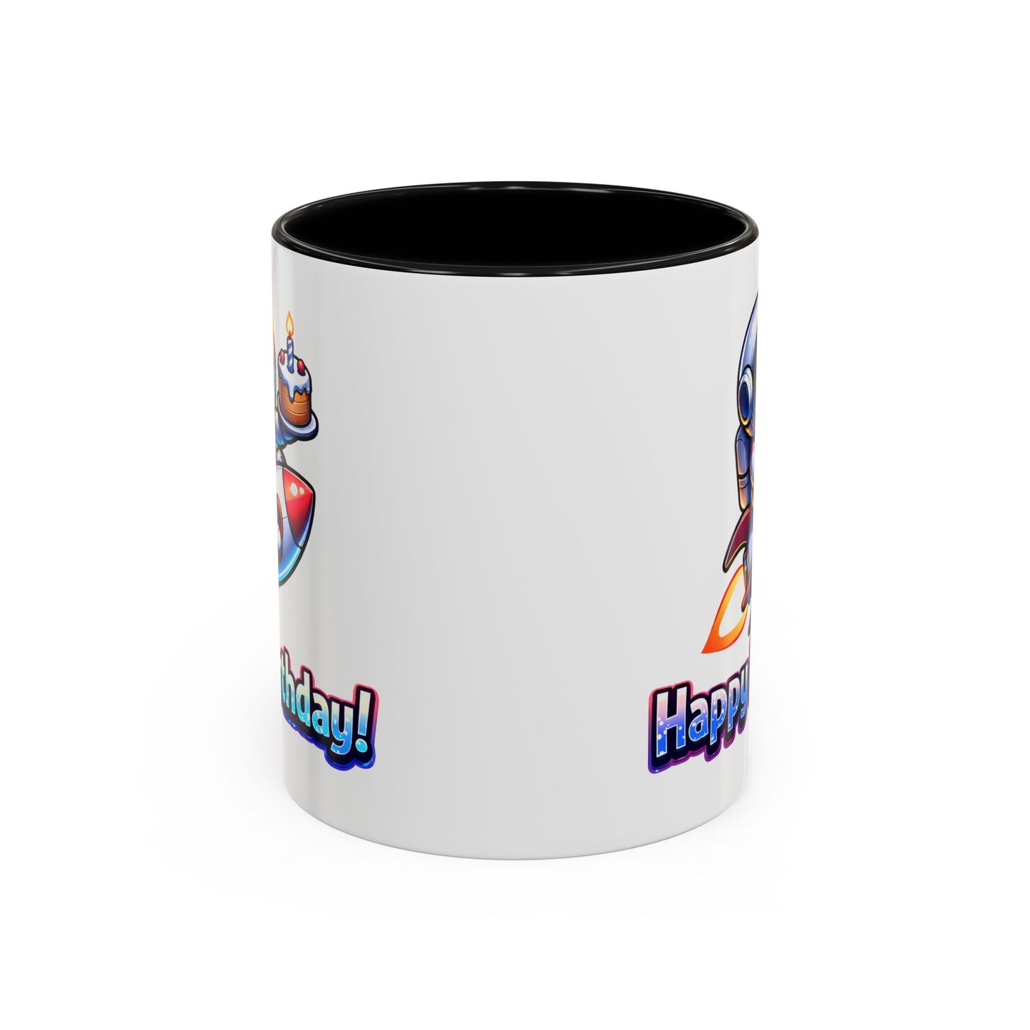 Birthday Mug - Astronaut Rocket