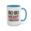 Christmas Mug - Ho Ho Ho Merry Christmas Red & Green Text 4