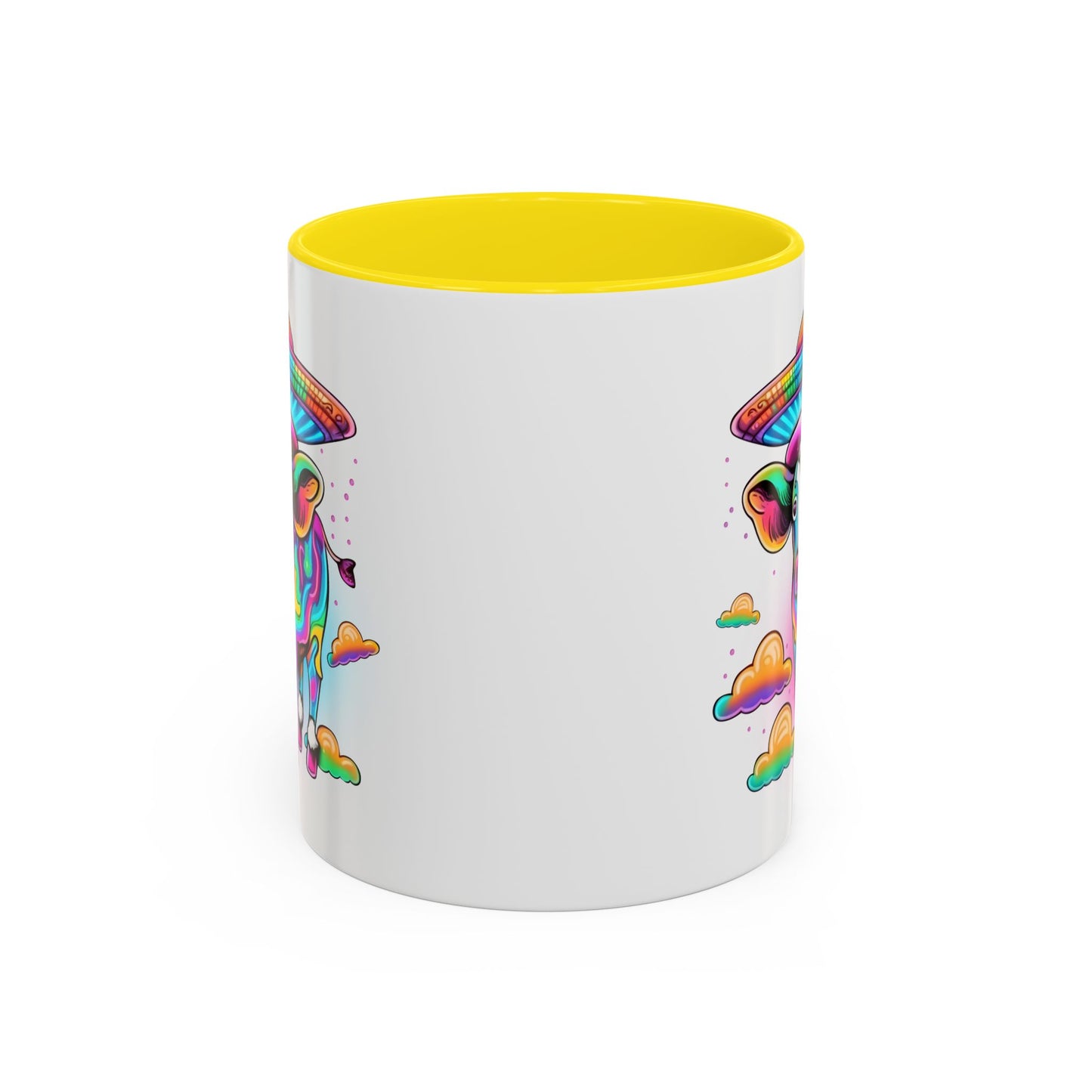 Alien Mug - Multicoloured Cow