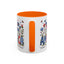 4th of July Mug - Floral America Patriotic