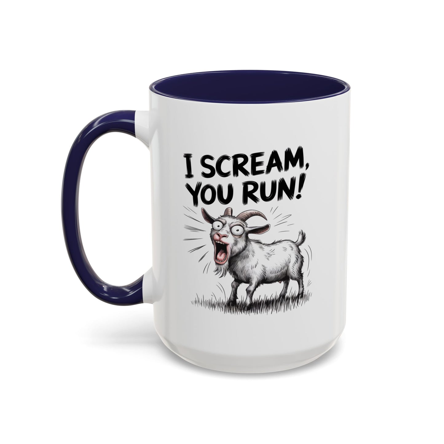 Humor Mug - I Scream, You Run
