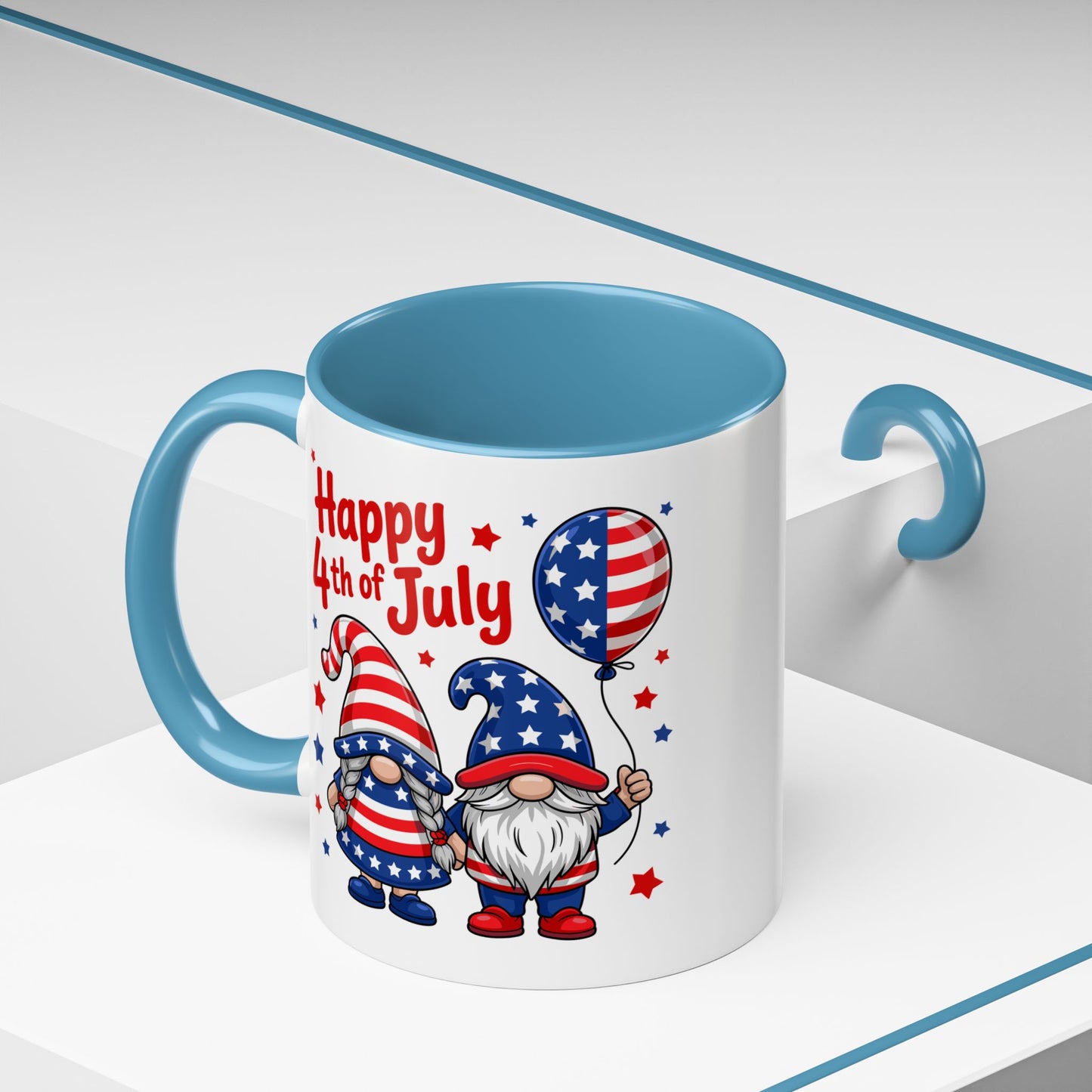 4th of July Mug - Happy 4th of July Gnomes