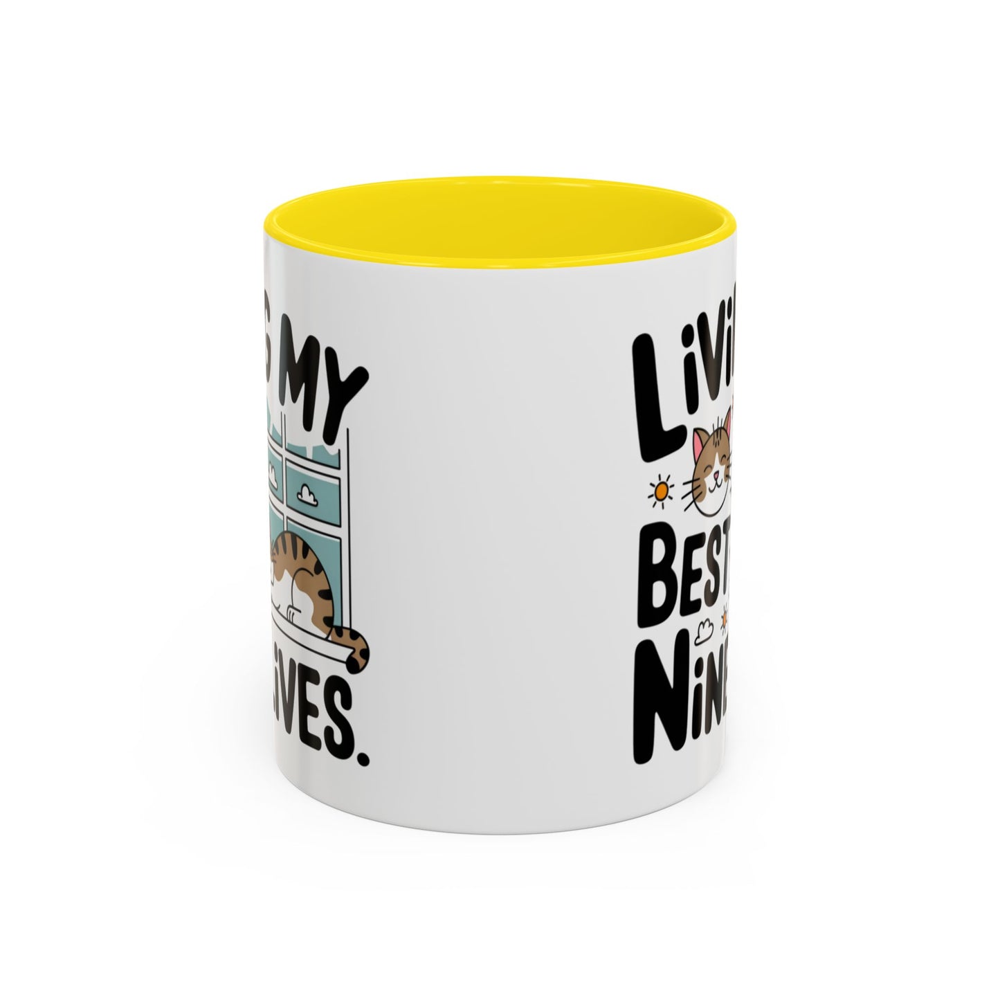 Animal Mug - Living My Best Nine Lives