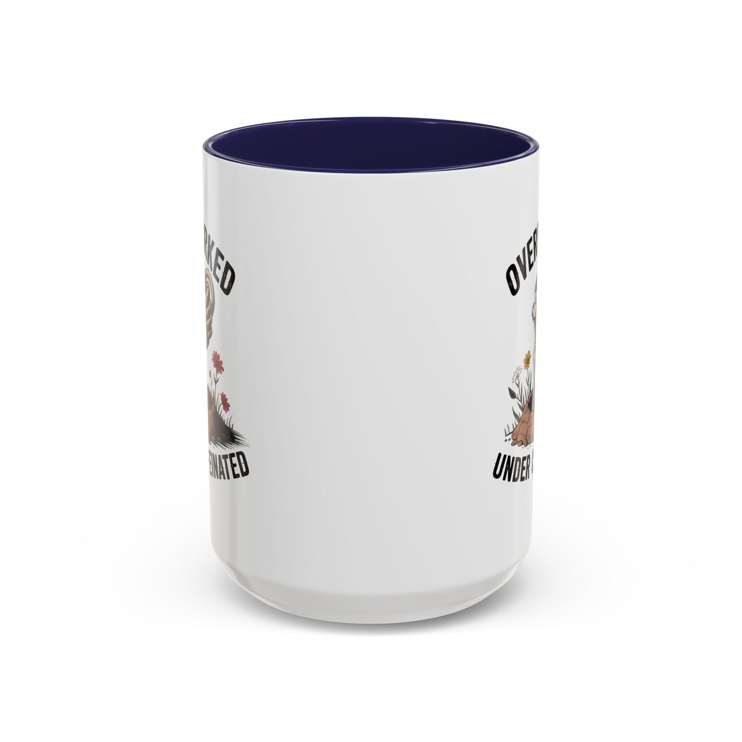 Humor Mug - Overworked and Under Caffeinated