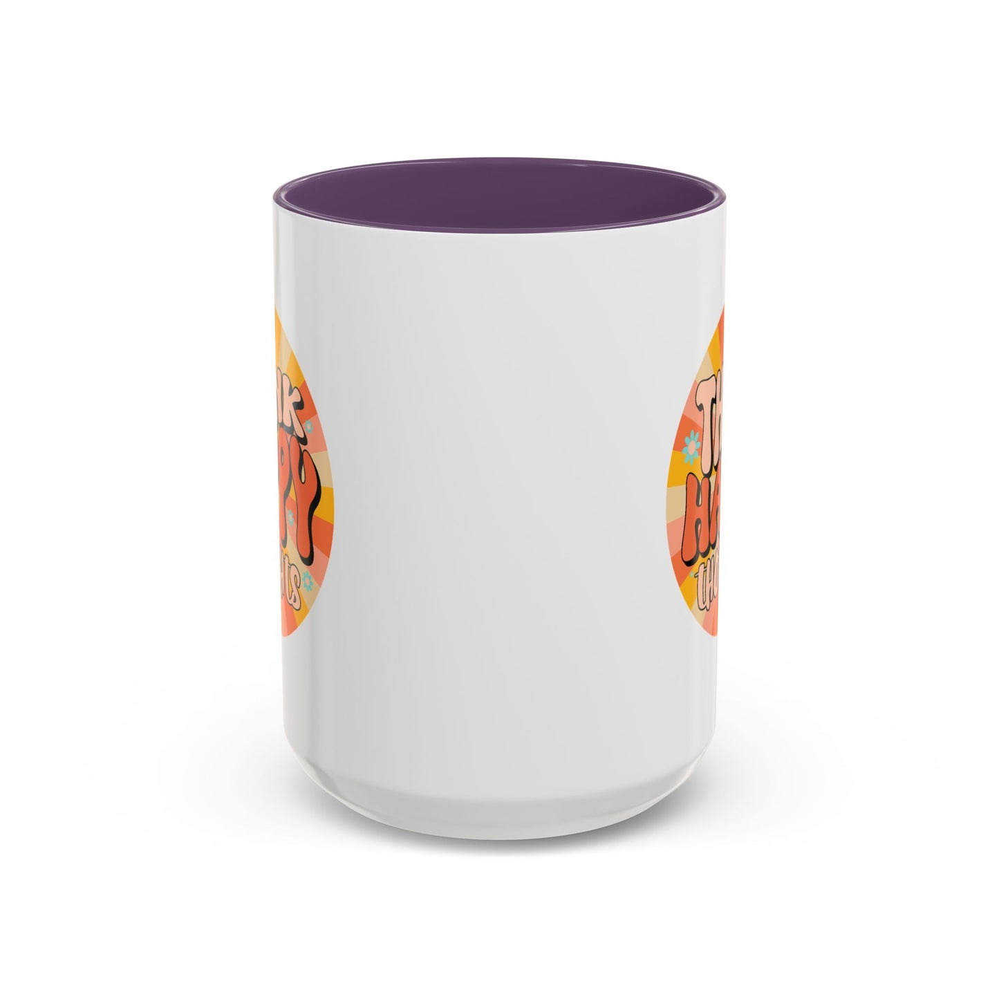 Wellness Mug - Think Happy Thoughts Hippie
